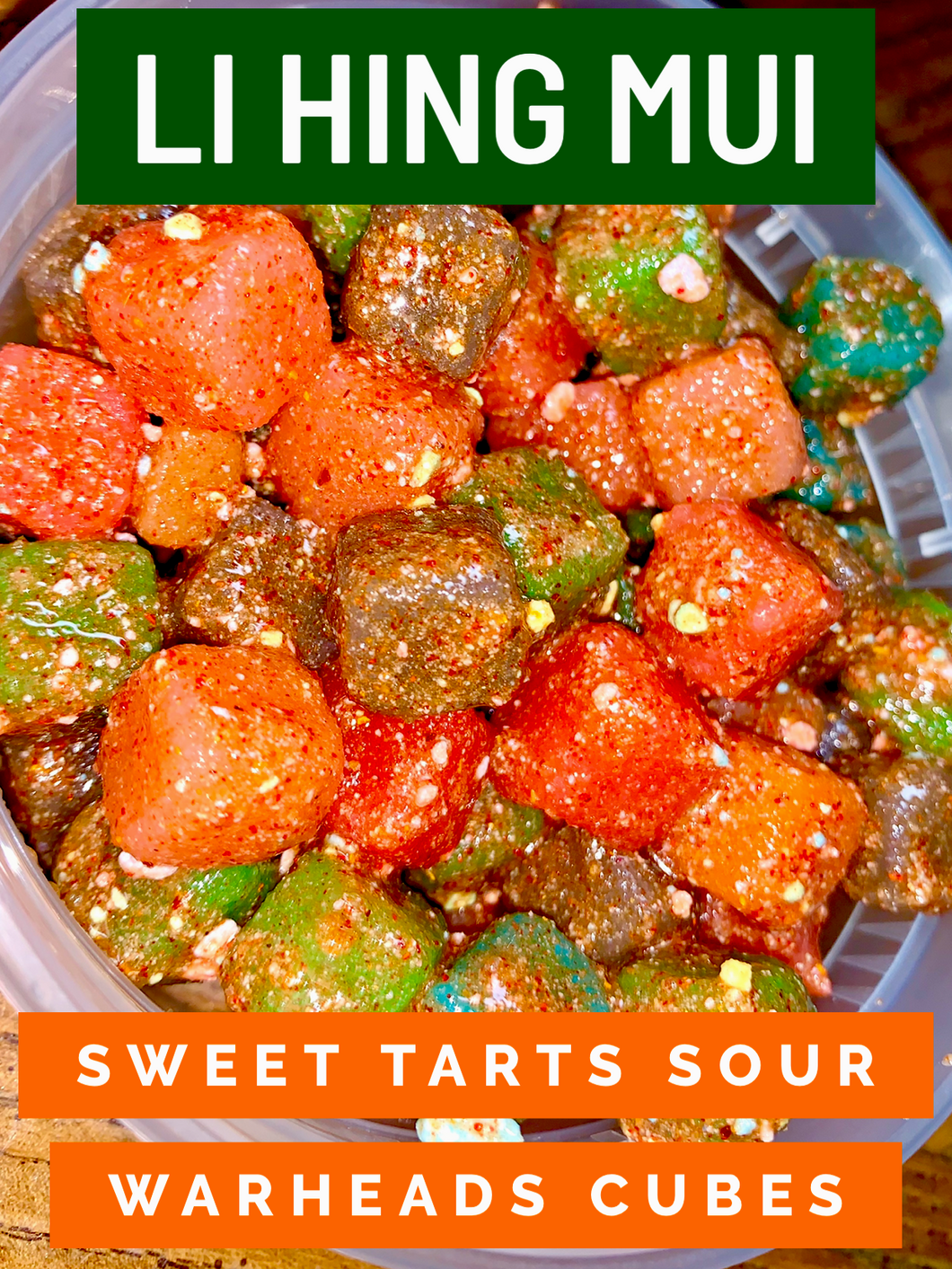 Sweet Tarts Sour Warheads Cubes