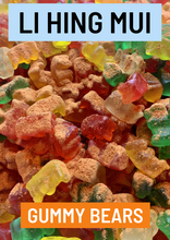 Load image into Gallery viewer, Li Hing Mui Gummy Bears 6x9 Bag