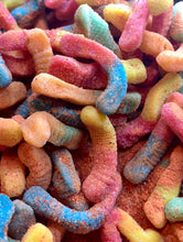 Load image into Gallery viewer, Li Hing Mui Gummy Worms 6x9 Bag